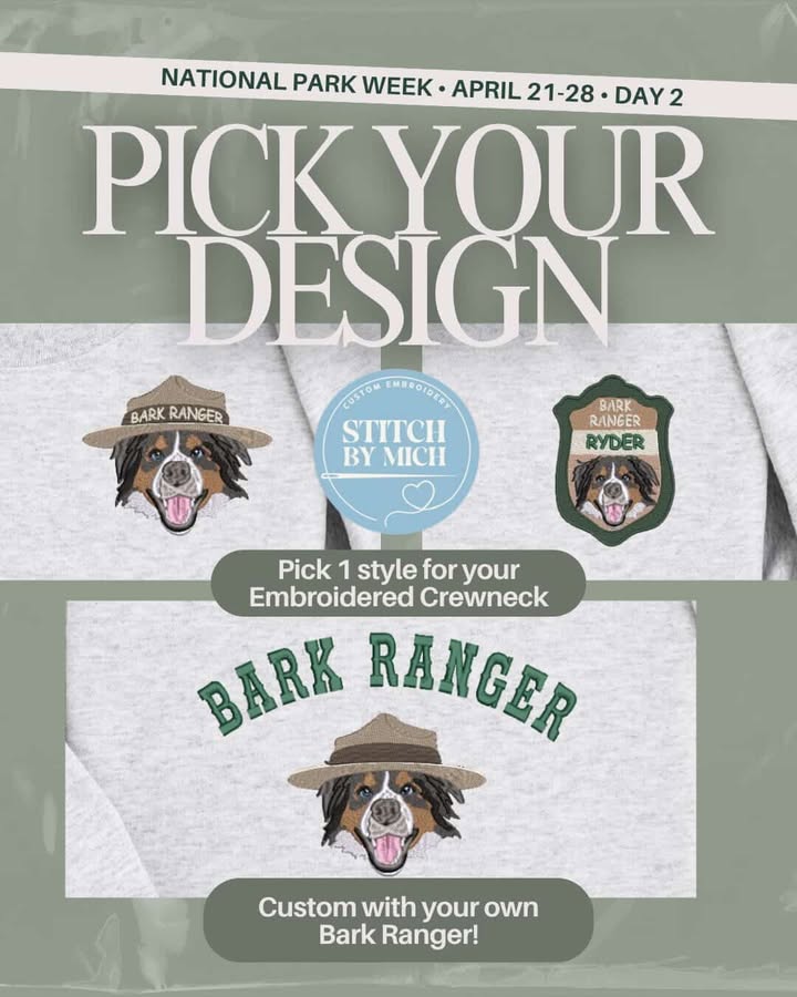 Bark Ranger Pet Portrait Adults Hoodie