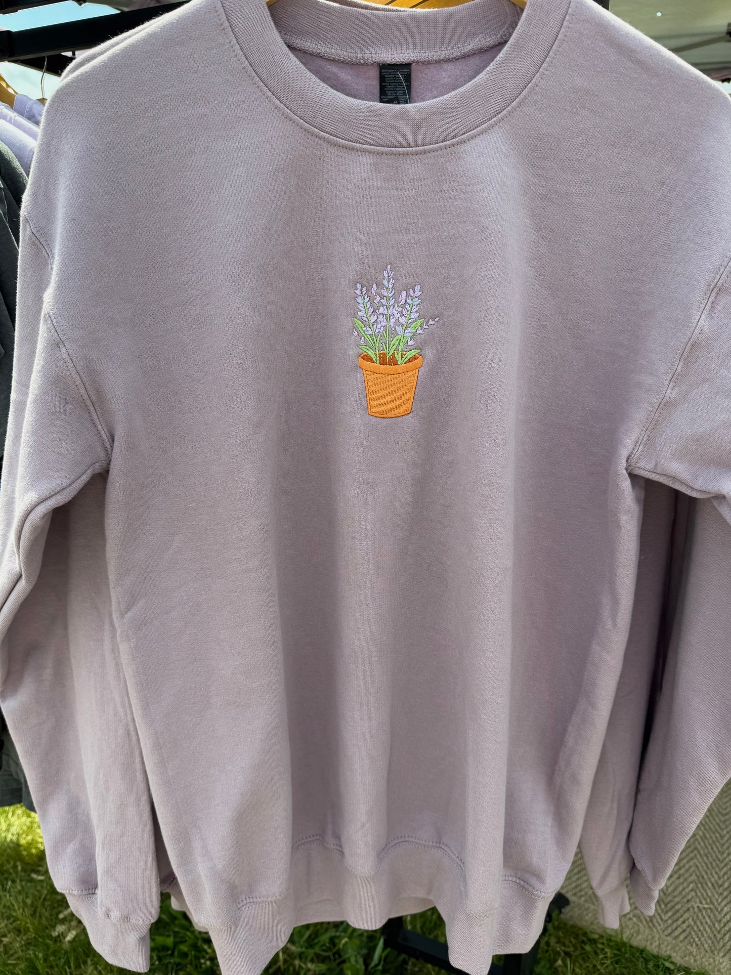 Lavender Pot Sweatshirt