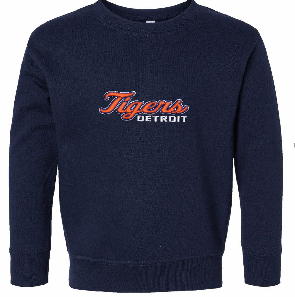 Tigers Embroidered Toddler Sweatshirt