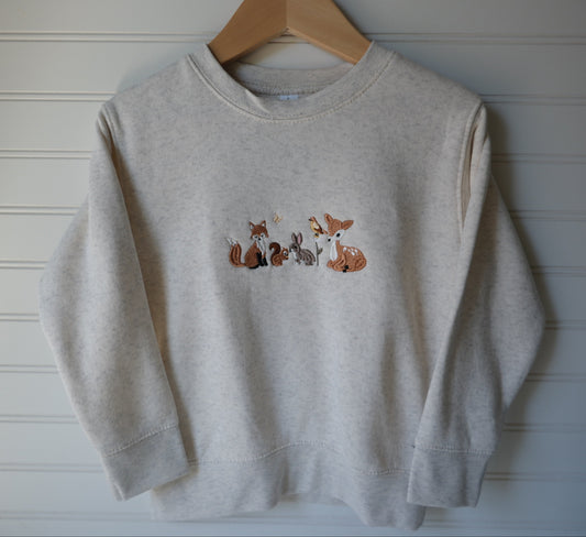 Woodland Animals Toddler Sweatshirt