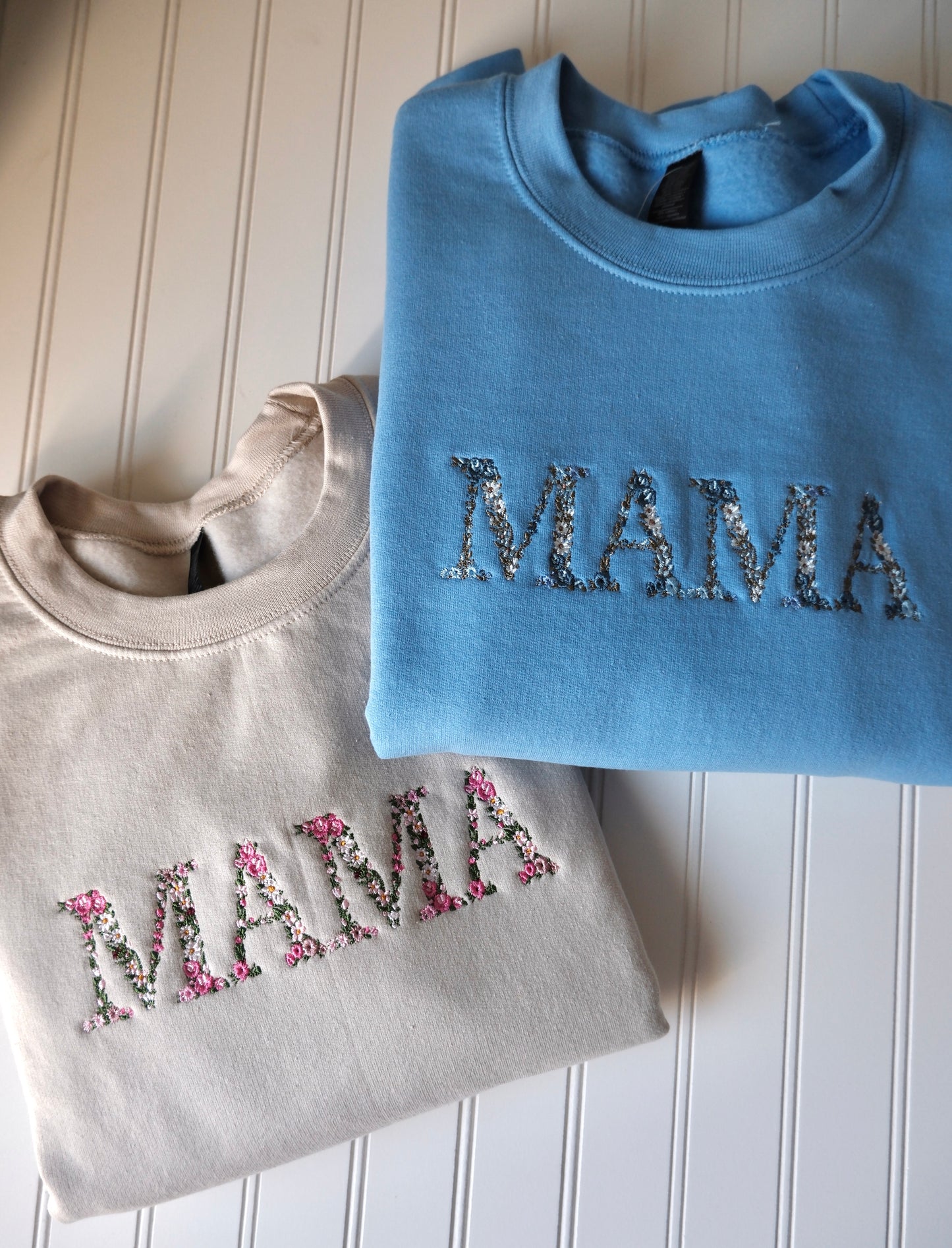 Personalized Floral Letter Name Sweatshirt