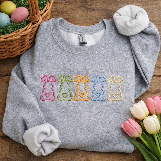 Bunny Easter Adult Sweatshirt