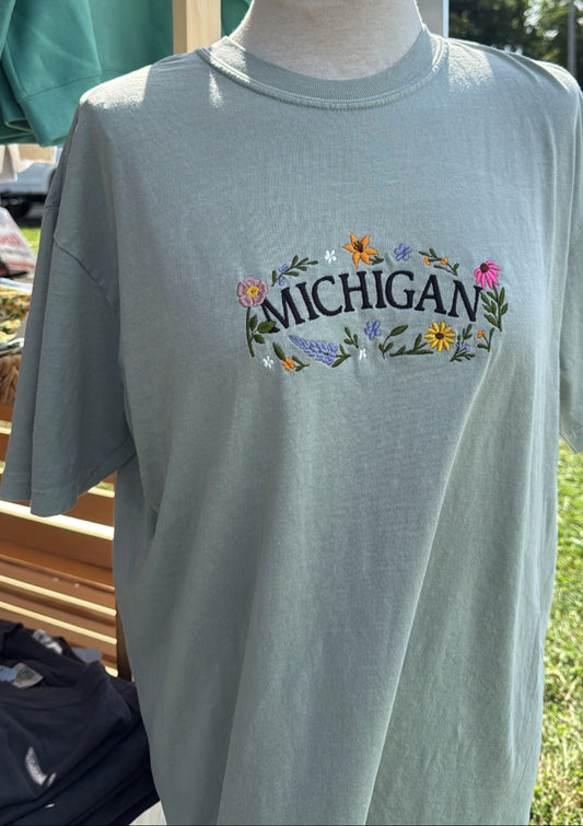 Michigan Native Wildflower Tee
