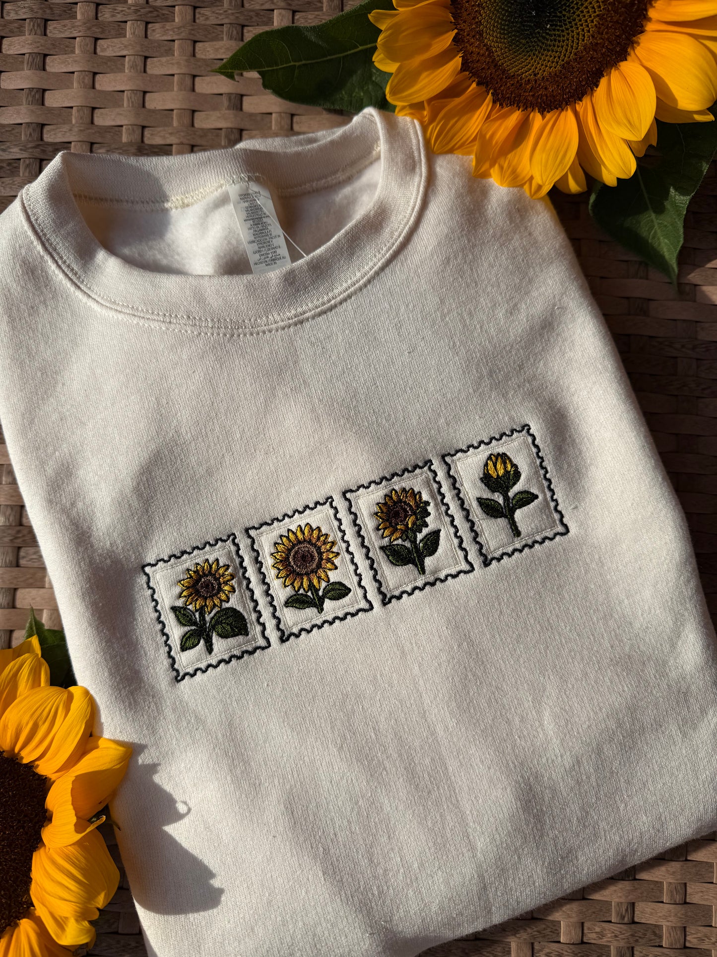 Sunflower Stamp Sweatshirt