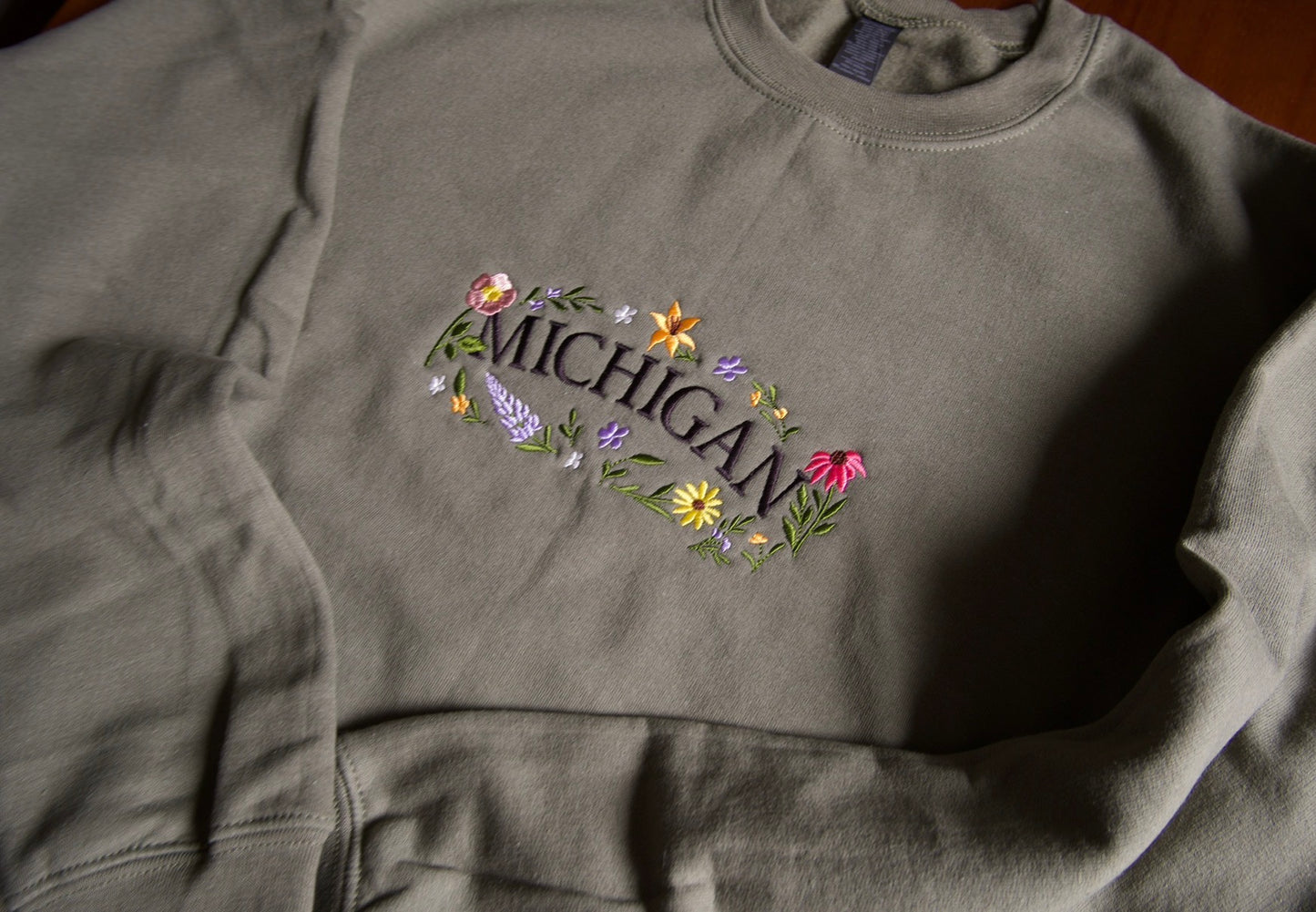 Michigan Native Wildflower Sweatshirt