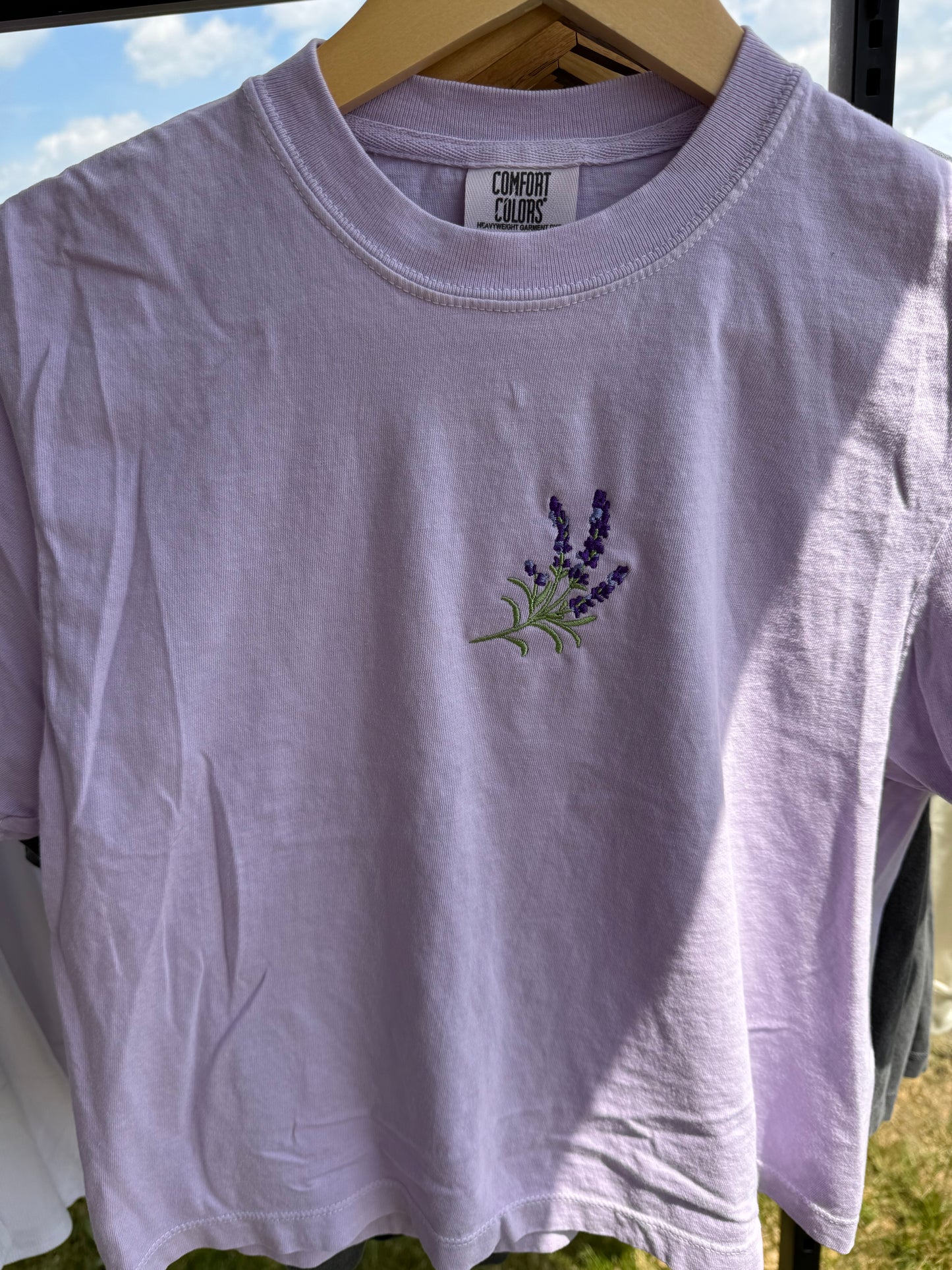 Lavender Boxy Tee