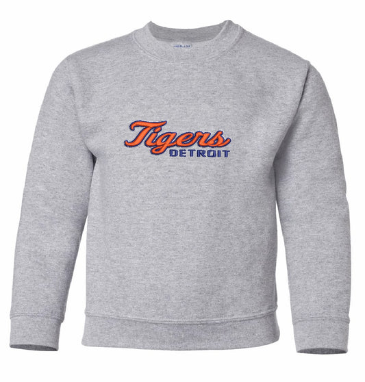 Tigers Embroidered Youth Sweatshirt