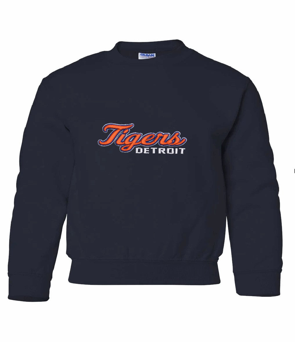 Tigers Embroidered Youth Sweatshirt