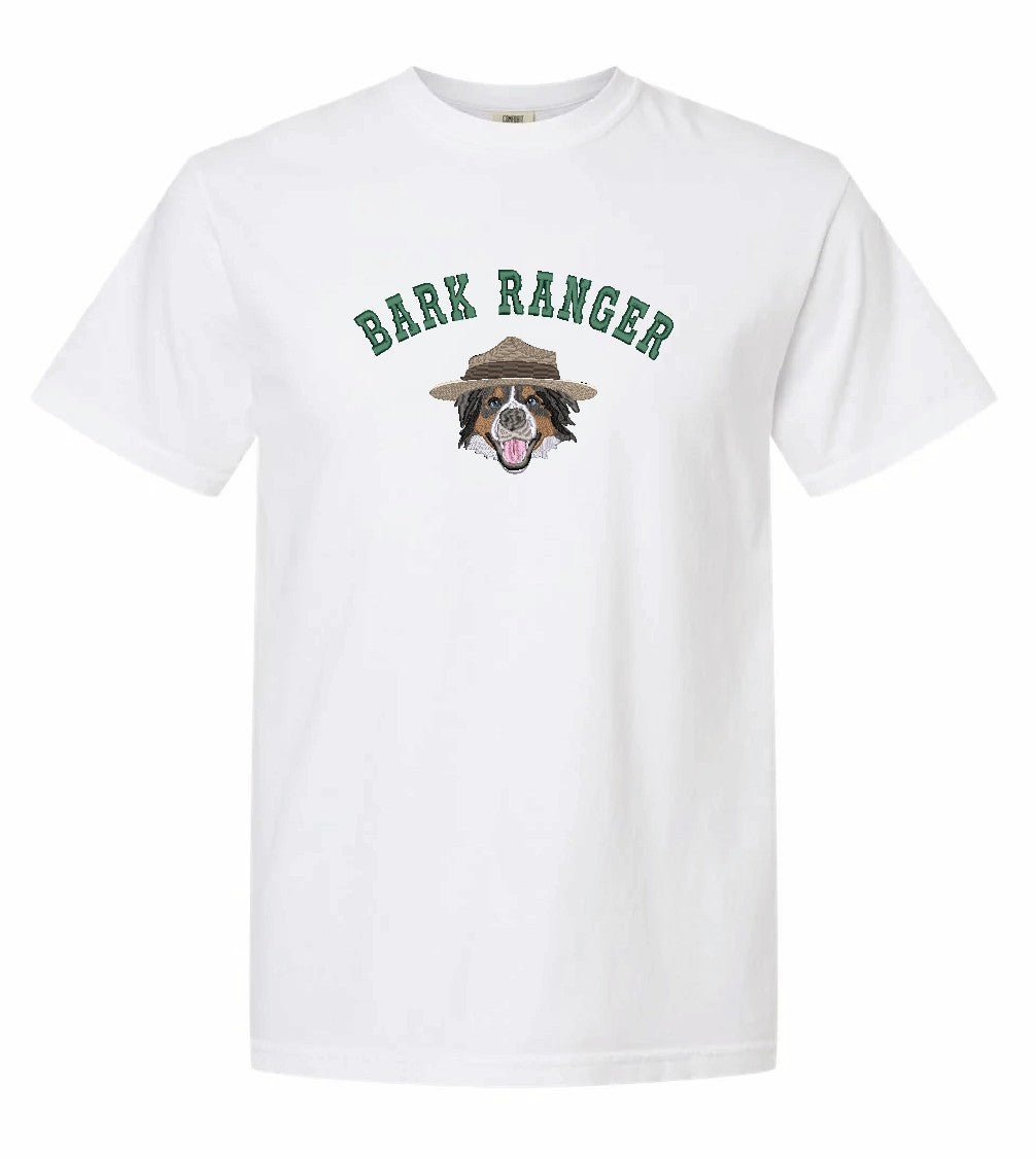 Bark Ranger Pet Portrait Adults T-Shirt