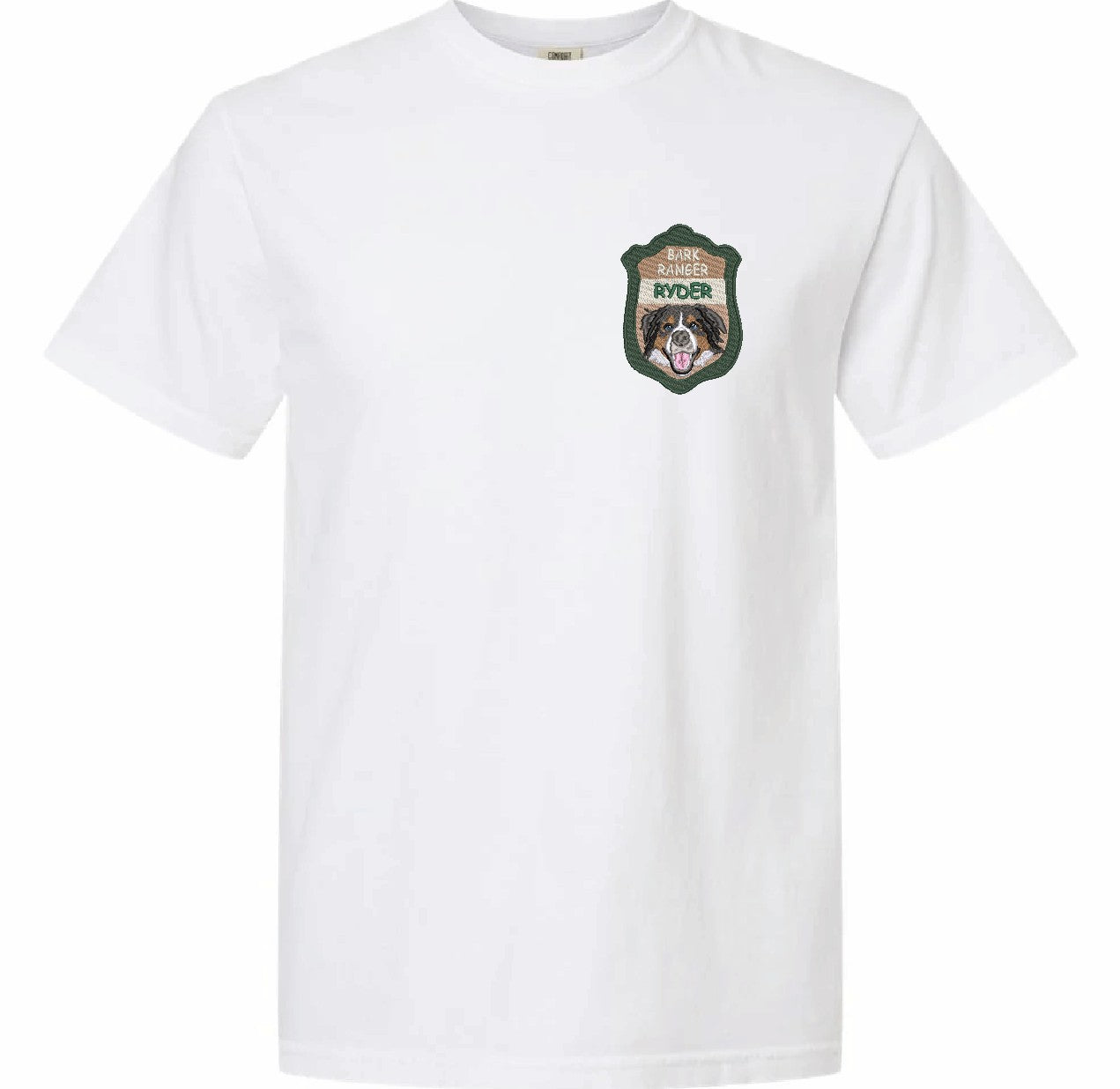 Bark Ranger Pet Portrait Adults T-Shirt