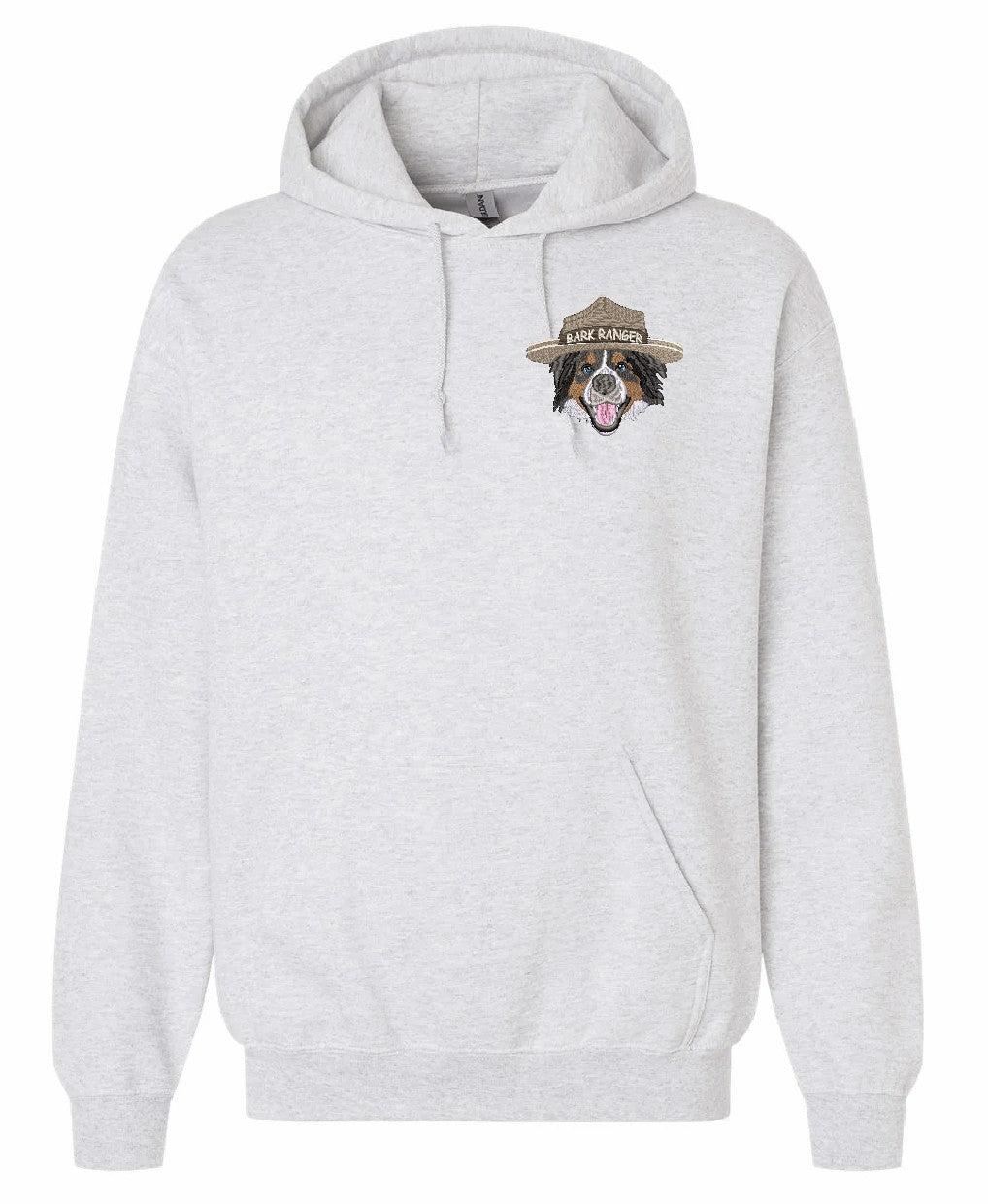 Bark Ranger Pet Portrait Adults Hoodie