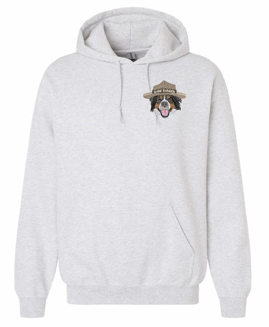 Bark Ranger Pet Portrait Adults Hoodie
