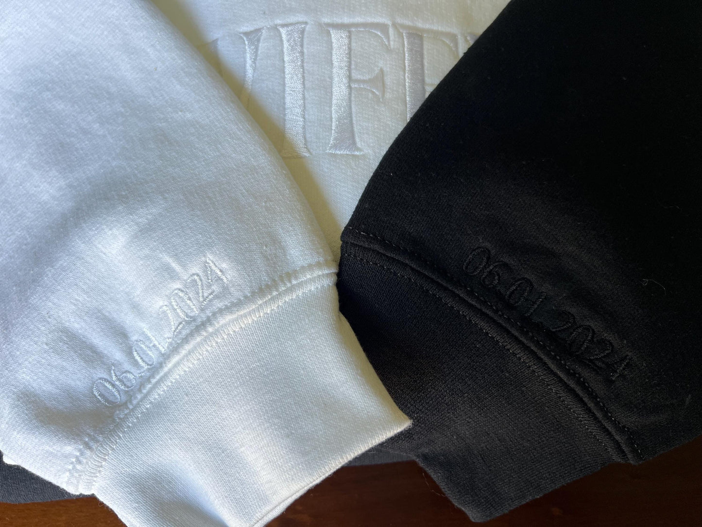 Mr. Mrs. Embroidered Sweatshirt
